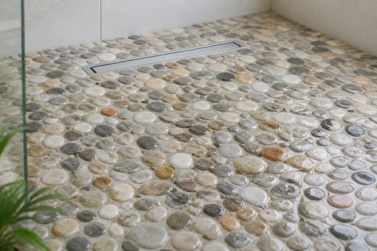 galet pour douche italienne