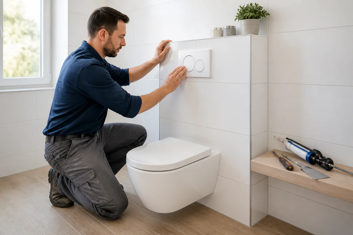 installateur wc suspendu
