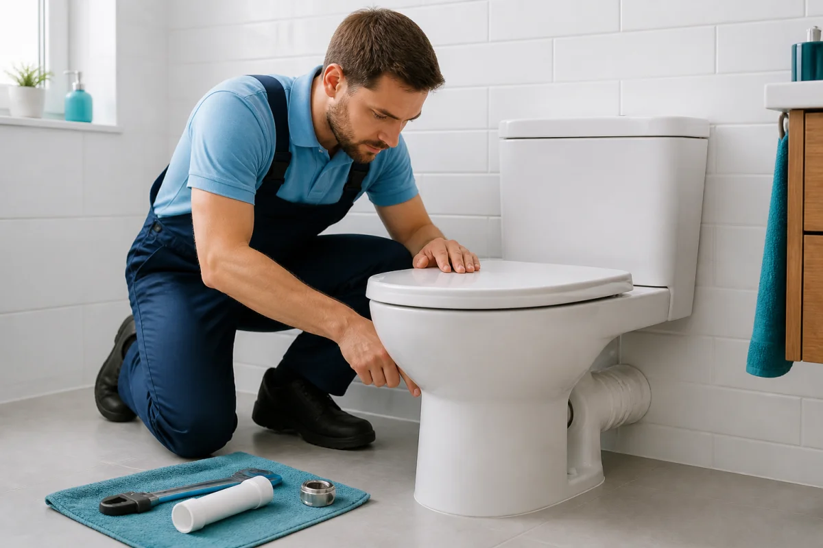 démontage wc