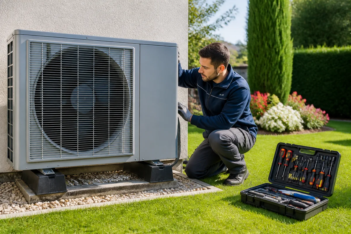 ma pompe à chaleur tourne mais ne chauffe pas