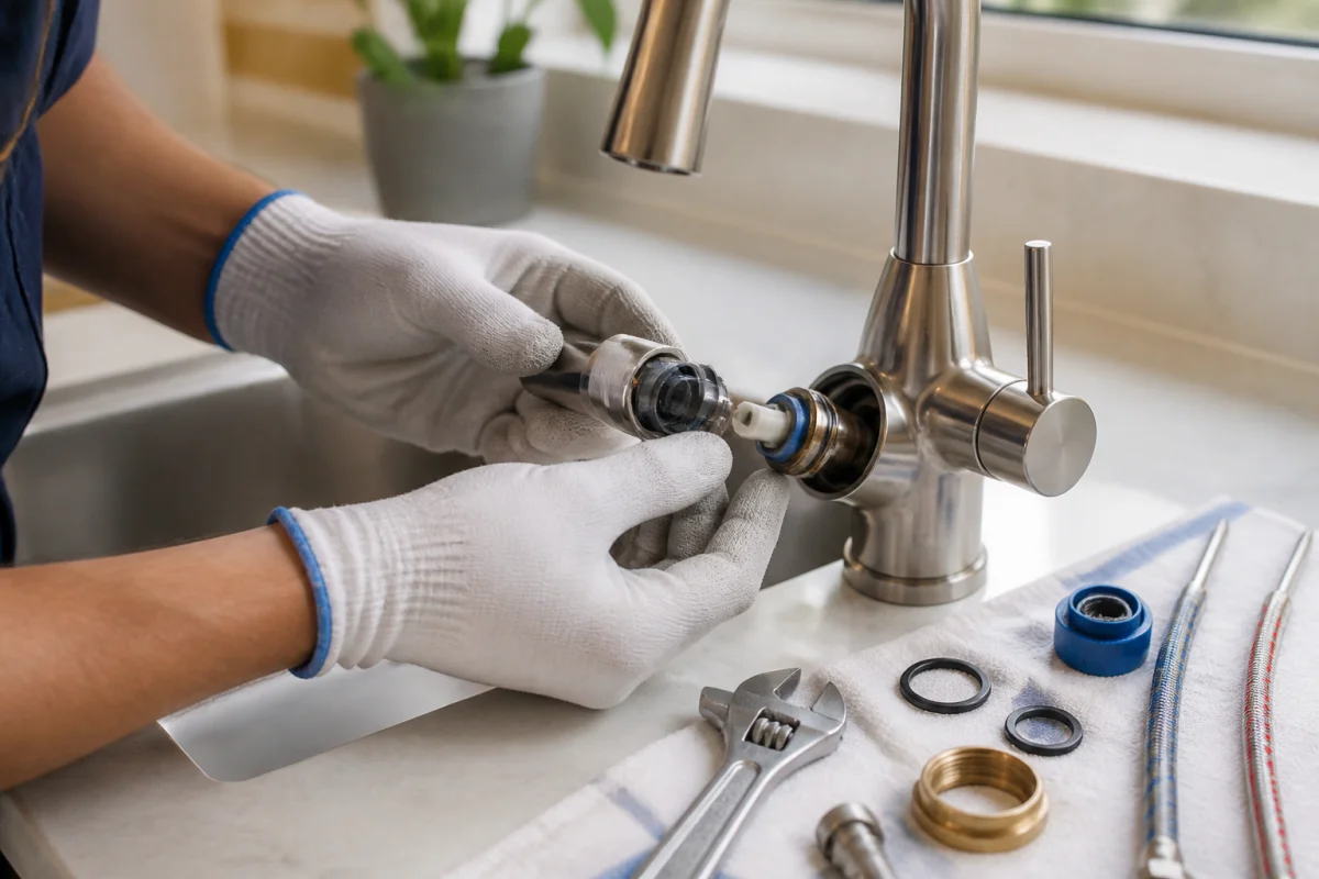 problème mitigeur eau chaude eau froide