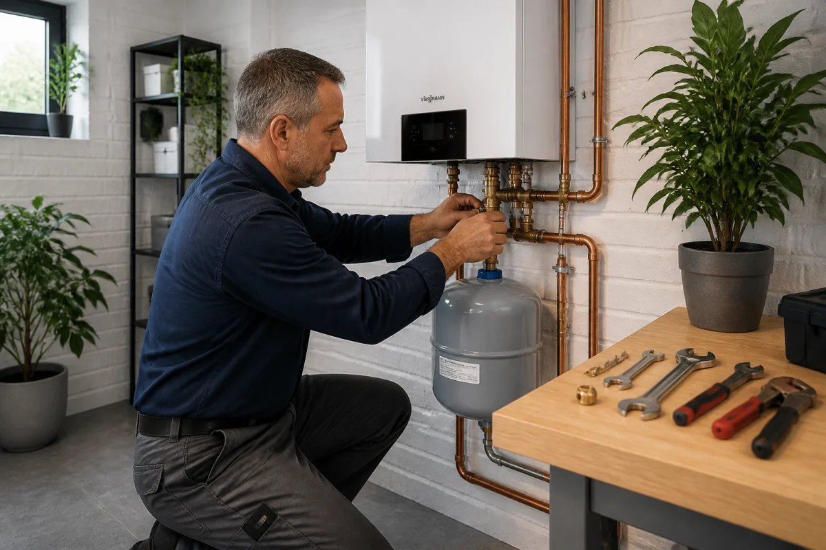 sens de montage vase d'expansion sanitaire