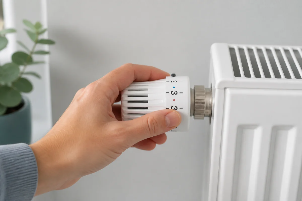 radiateur qui chauffe même fermé