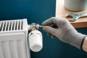 radiateur qui chauffe même fermé