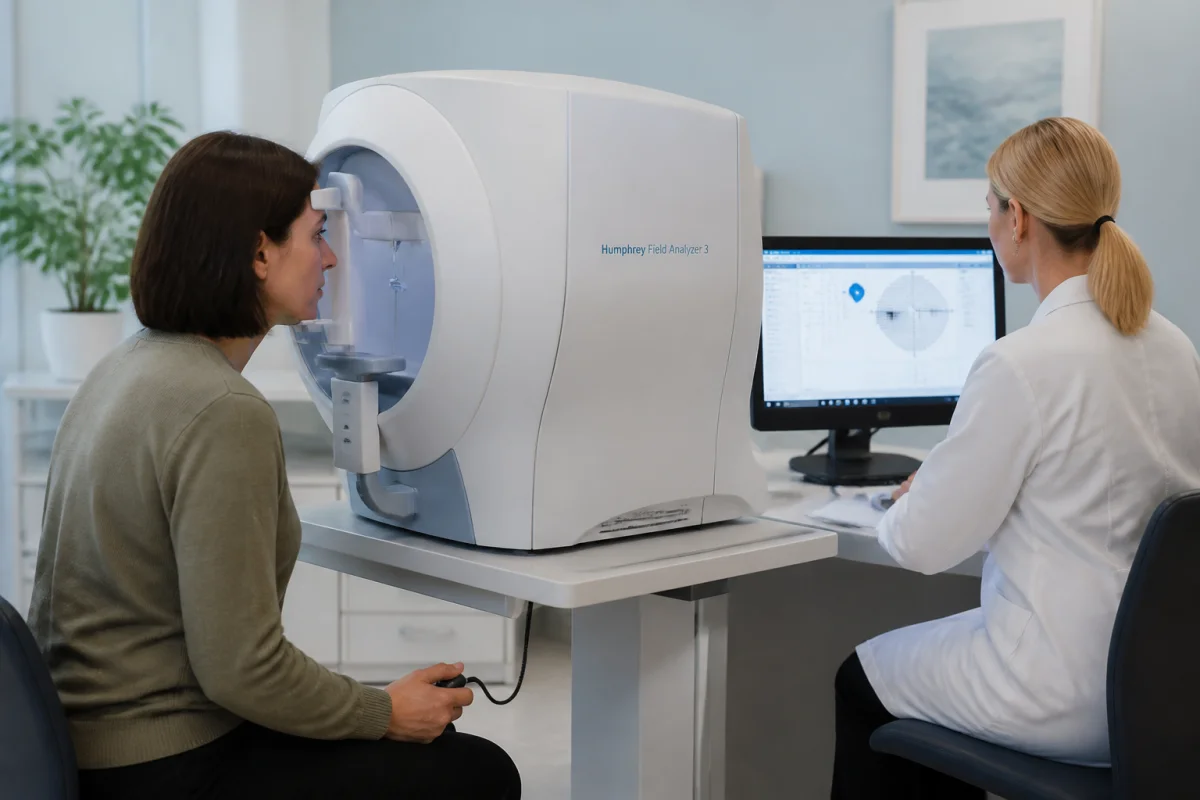 Champ visuel ophtalmologique examen et déroulement complet